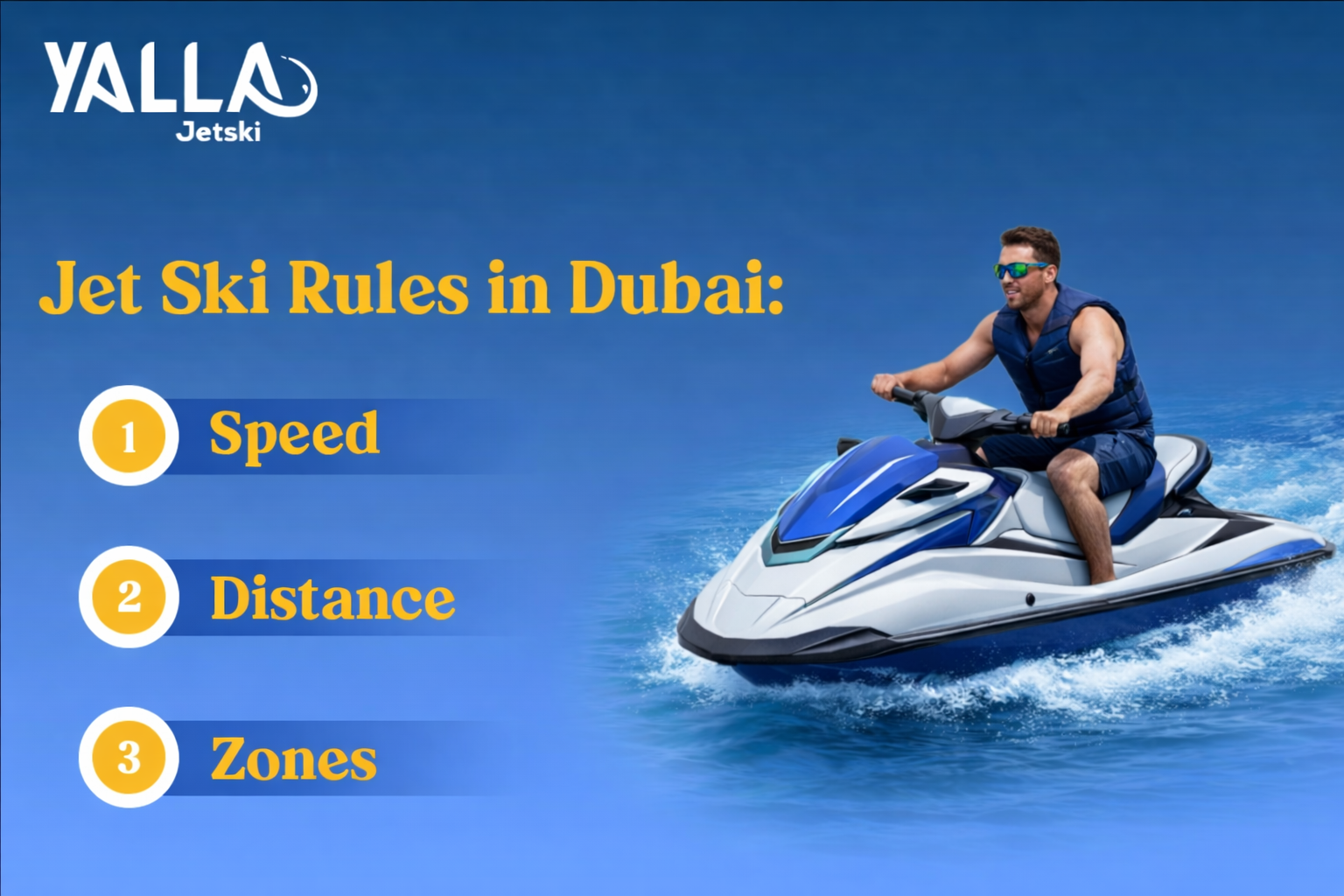 Jet Ski Rules in Dubai: Speed, Distance, Zones (Simple Guide)